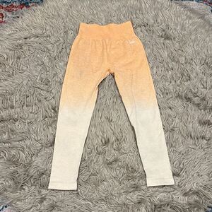 AYBL leggings size small orange ombre